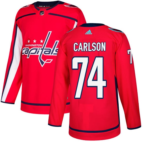 Kinder Washington Capitals Eishockey Trikot John Carlson #74 Authentic Rot Heim